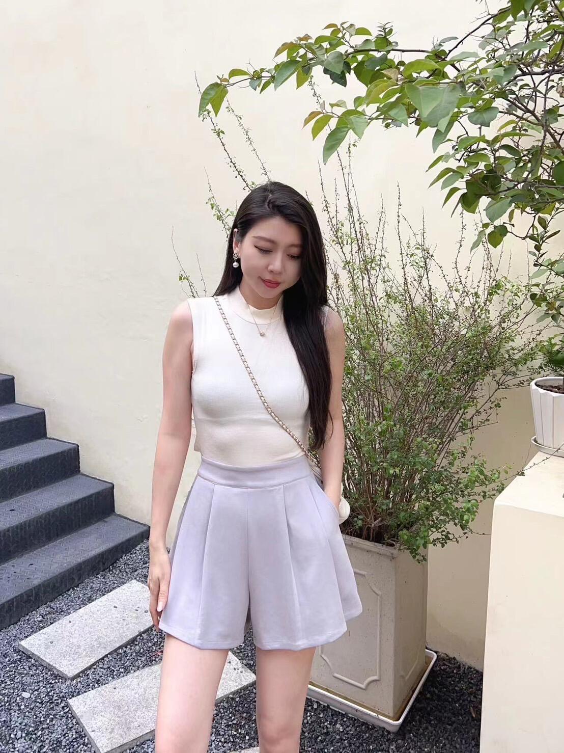 Pleated Cotton Shorts 太空棉百褶短裤*8 Colors