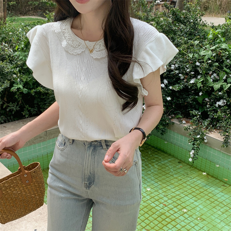 Sweet Knit T-Shirt 甜美针织T恤*4 Colors