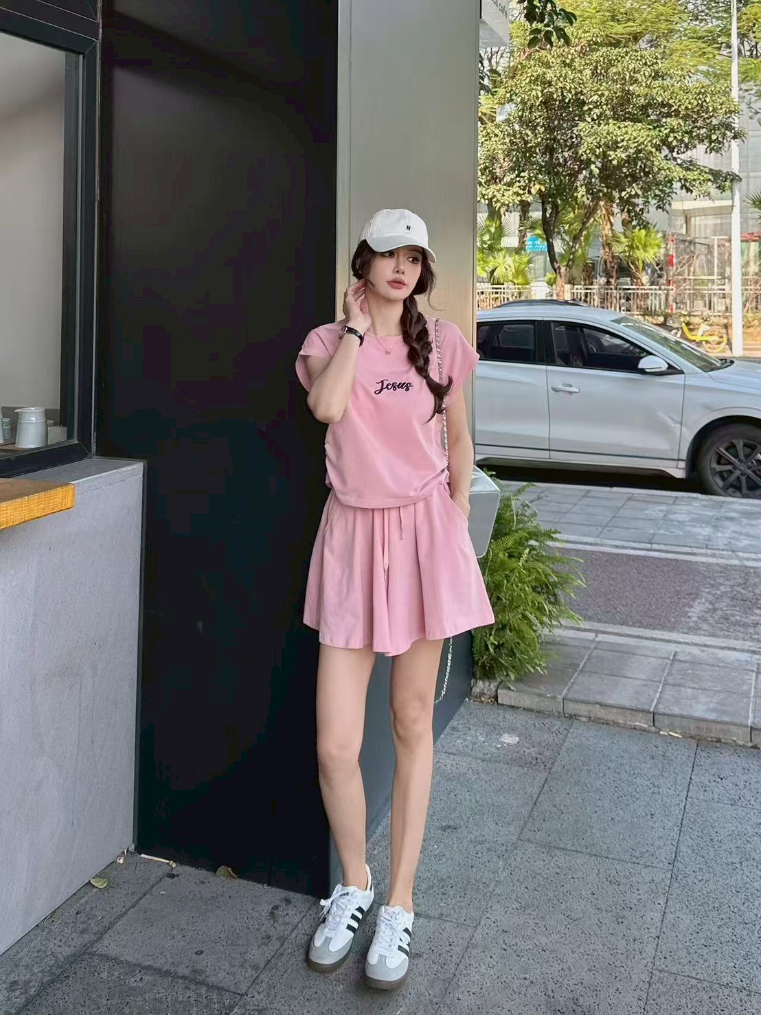 Korean Style T-Shirt & Mini Skirt Set 韩式T恤短裙套装*4 Colors