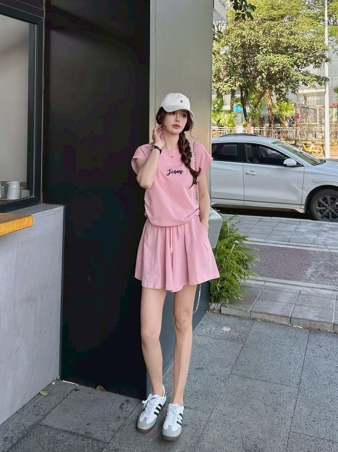 Korean Style T-Shirt & Mini Skirt Set 韩式T恤短裙套装*4 Colors