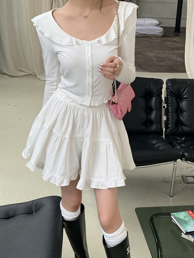 Lace Puff Short Skirt 花边蓬蓬短裙