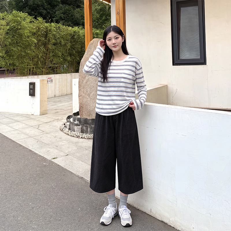 EVERYDAY Lyocell Cropped Pants 莱赛尔七分休闲裤* 3 Color