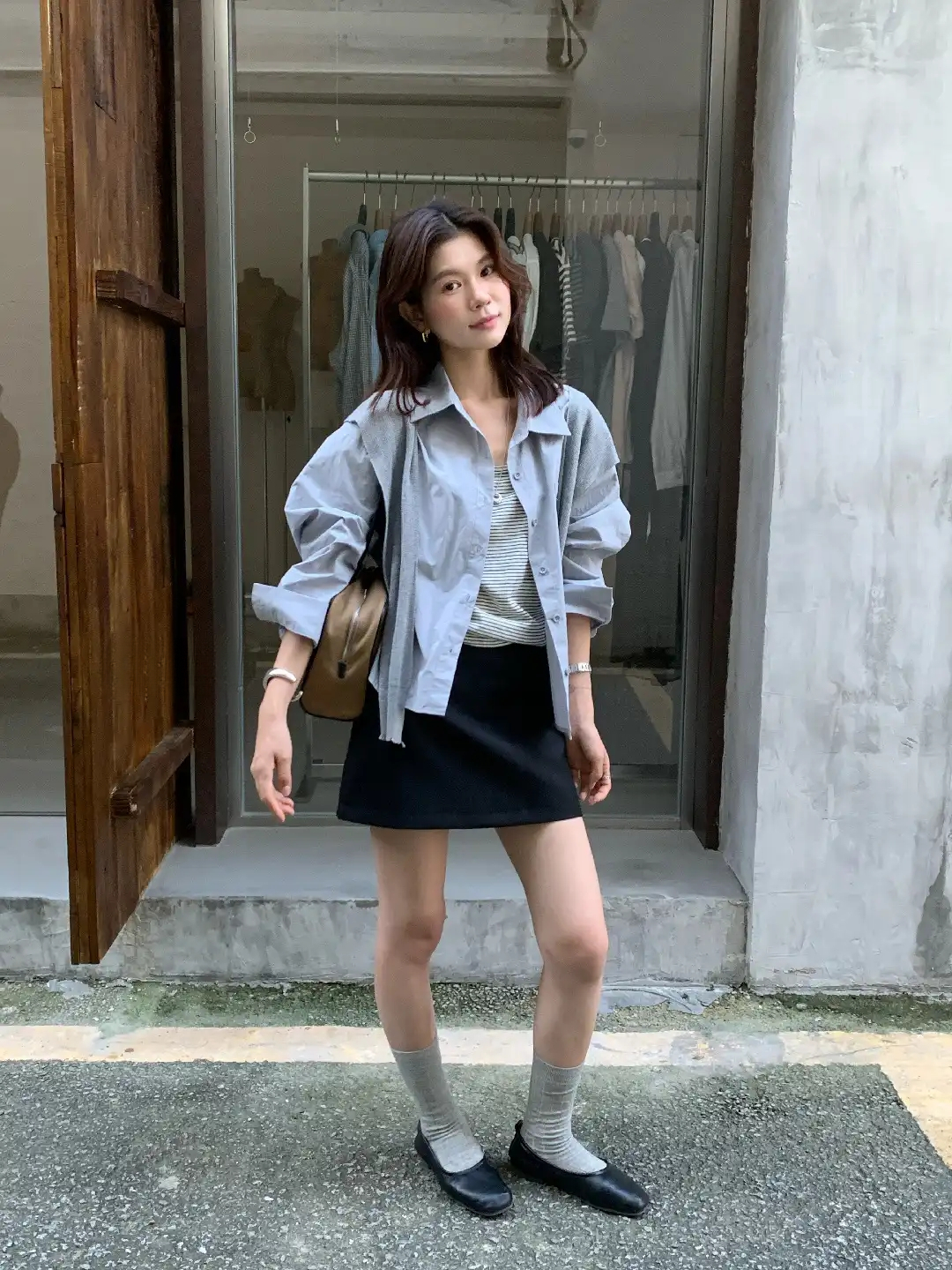CHIC Tailored Midi Skirt 巨百搭！西装半身裙* 2 Colors