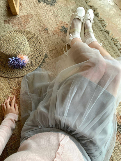Lunessa Dreamy Tulle Skirt 好仙~美翻啦◆浪漫氛围网纱半身裙*2 Colors