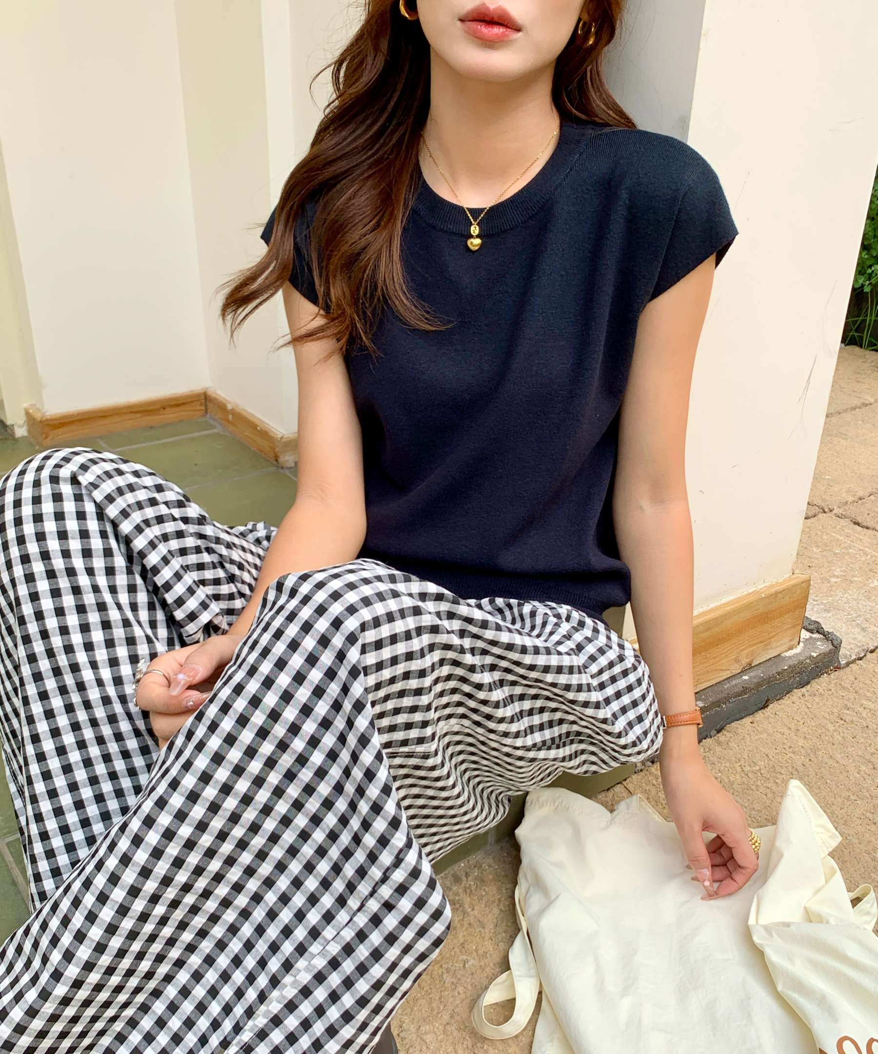 Basic Crew Neck Knit Top基础款圆领针织上衣*7 Colors