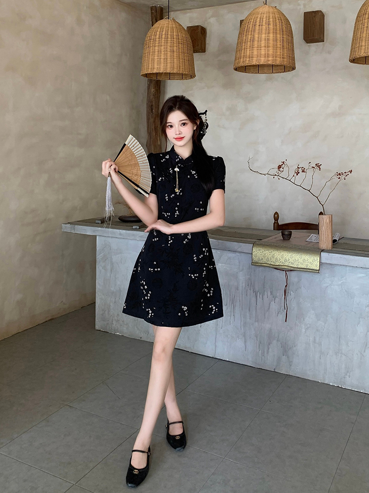 New Chinese Style Cheongsam 新中式旗袍裙