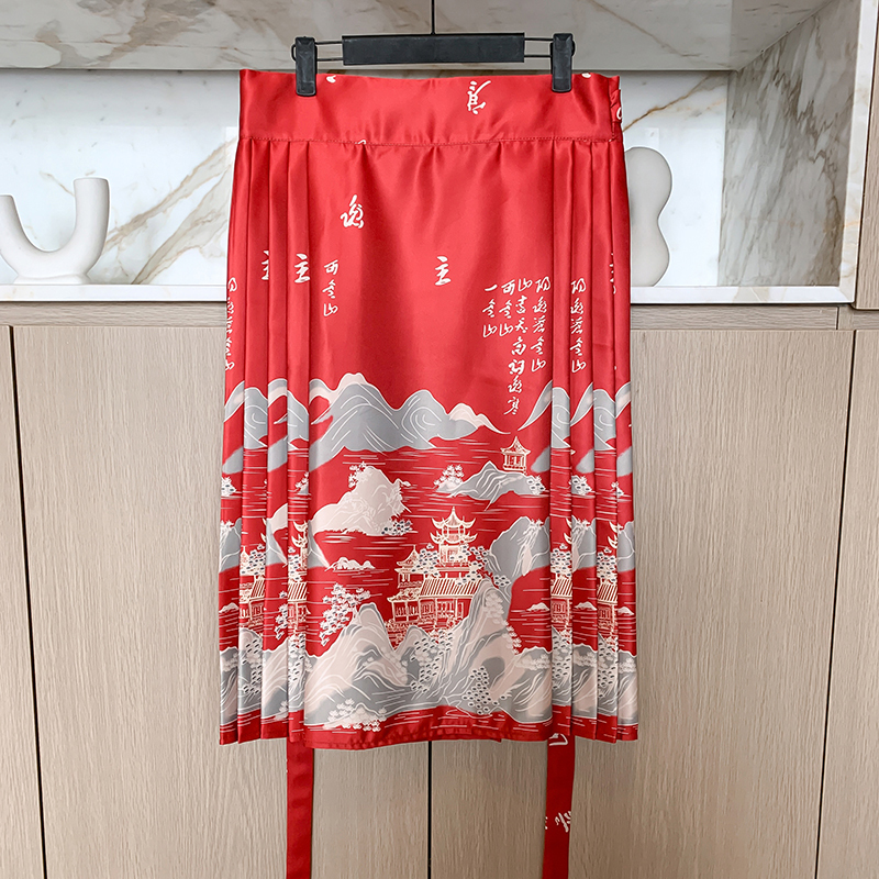 5866 Midi Horse-face skirt Set 中长款马面裙套装