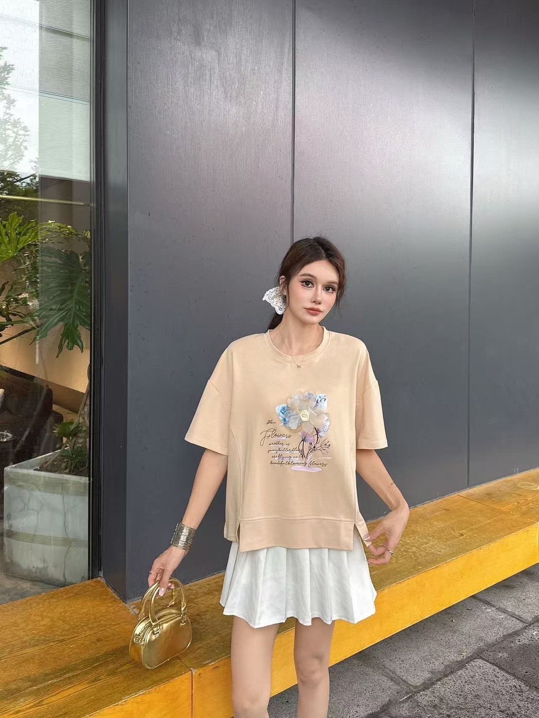 3D Floral Top