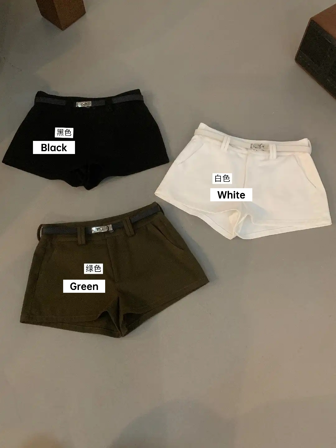 版型超好！显瘦显腿长休闲短裤 * 3 Color 送腰带