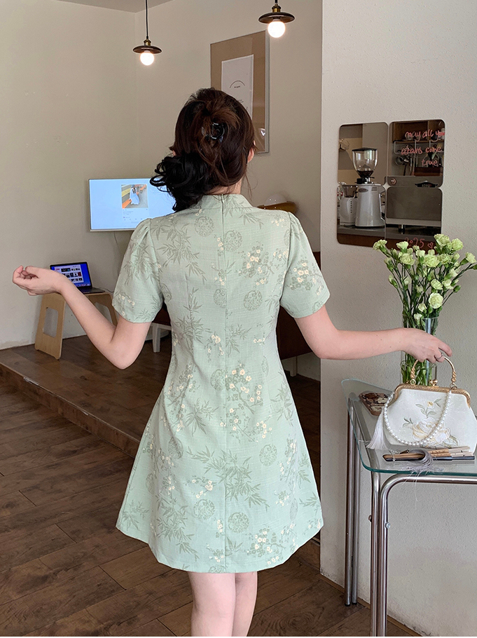 New Chinese Style Cheongsam 新中式旗袍裙