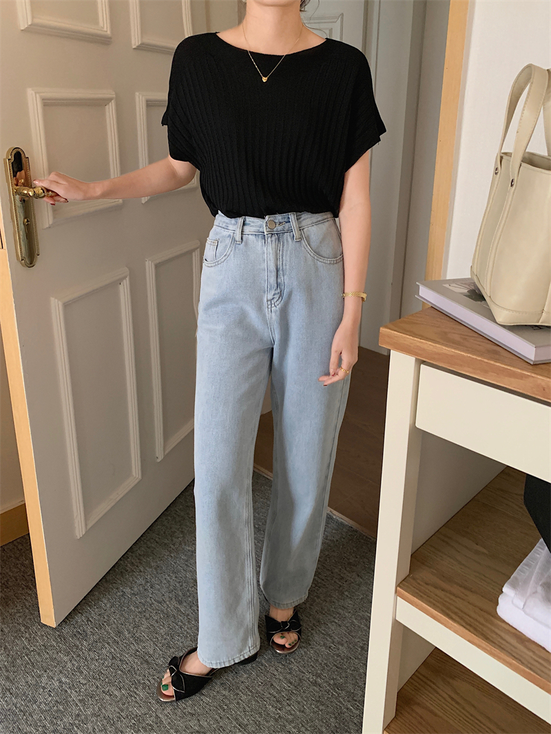 Ice Silk Knit Top 坑条冰丝针织上衣*6色