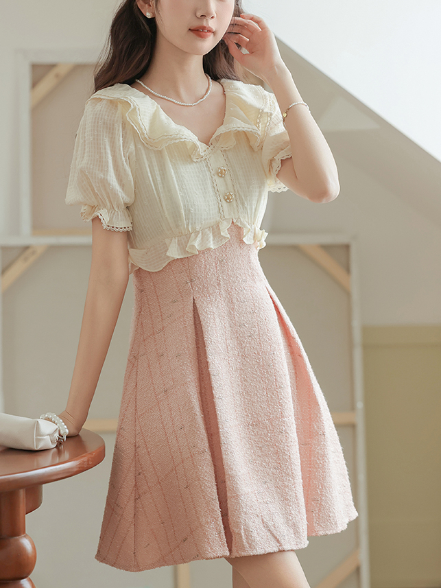 First Love Sweet Cream Dress 初恋奶甜连身裙