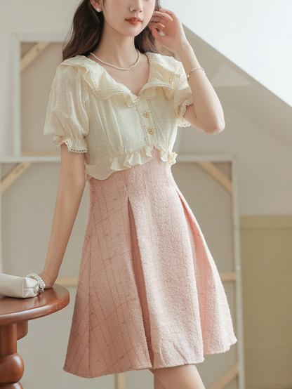 First Love Sweet Cream Dress 初恋奶甜连身裙