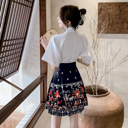 5937 Short Horse-face skirt Set 短款马面裙套装