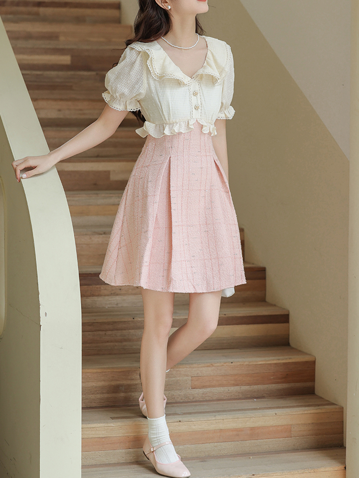 First Love Sweet Cream Dress 初恋奶甜连身裙