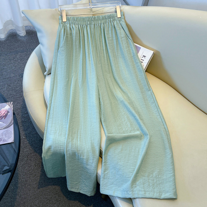 Straight-Leg Pants 中式阔腿直筒长裤 #0201 * 6 Colors