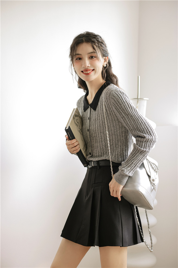 Eliza A-Line Pleated Skirt 显瘦西装A字百褶半身裙*3 colors