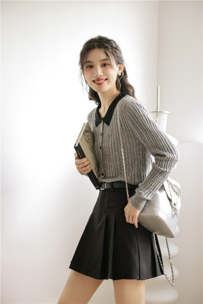 Eliza A-Line Pleated Skirt 显瘦西装A字百褶半身裙*3 colors