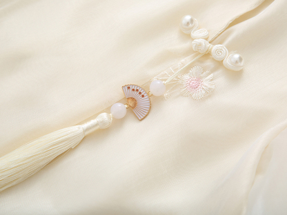 Half Skirt Sweet Set Cheongsam 新中式仙女半身裙甜美套装