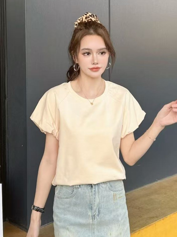 Sweet Puff Sleeve Top 少女感微泡袖上衣*4 Colors