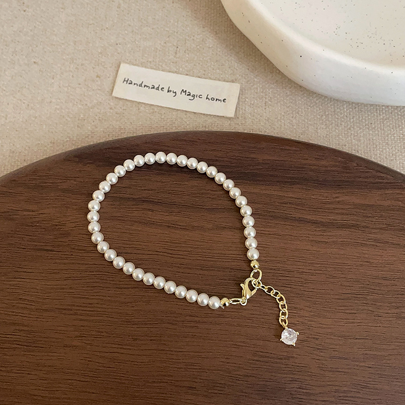 Classic Pearl & Zircon Bracelet 百搭珍珠锆石手链