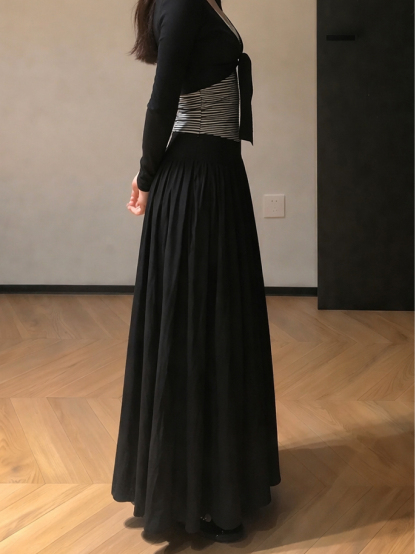 LUMEA Fluid A-Line Full Skirt 垂感A字大摆半身裙*4 Colors