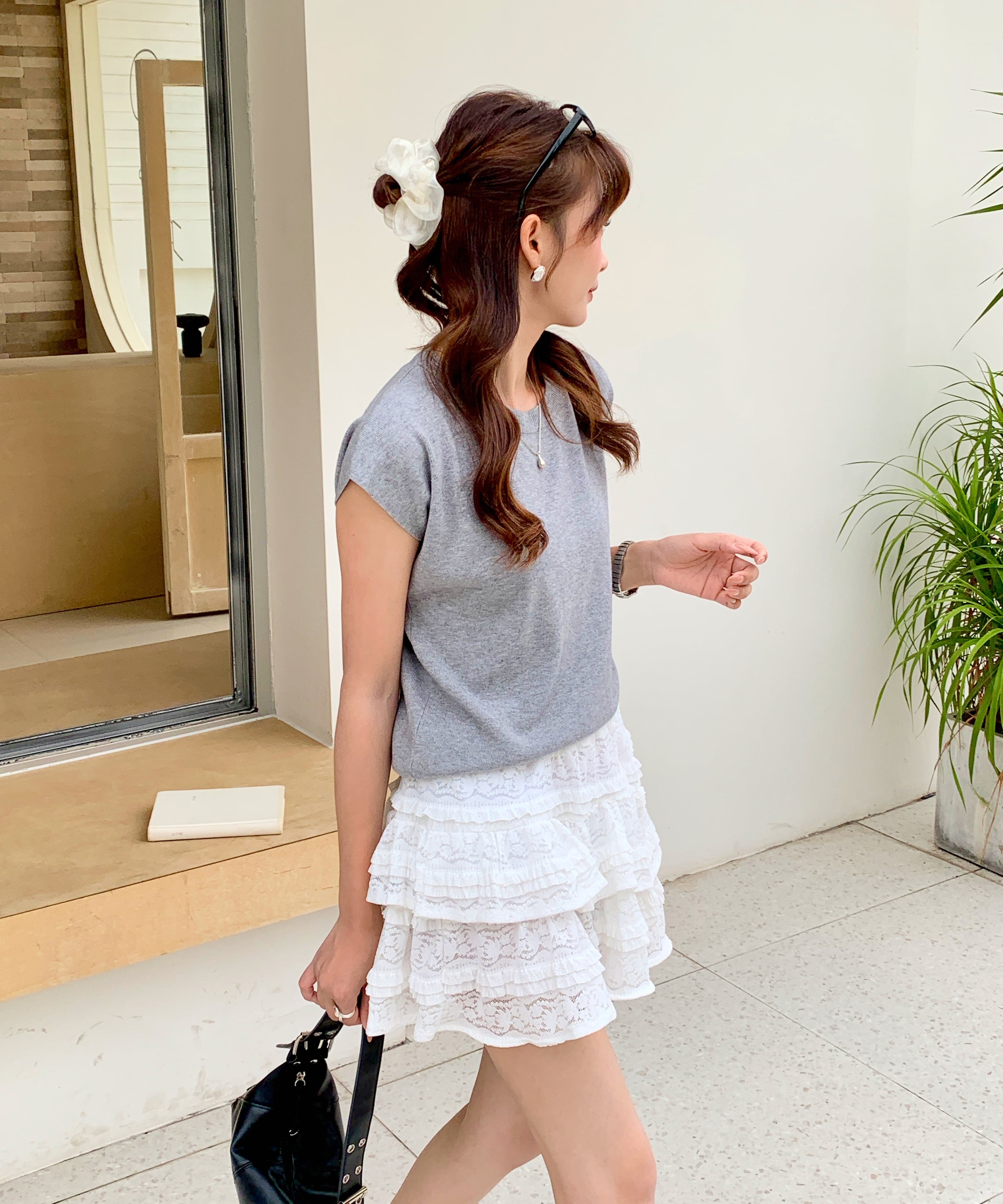 Basic Crew Neck Knit Top基础款圆领针织上衣*7 Colors