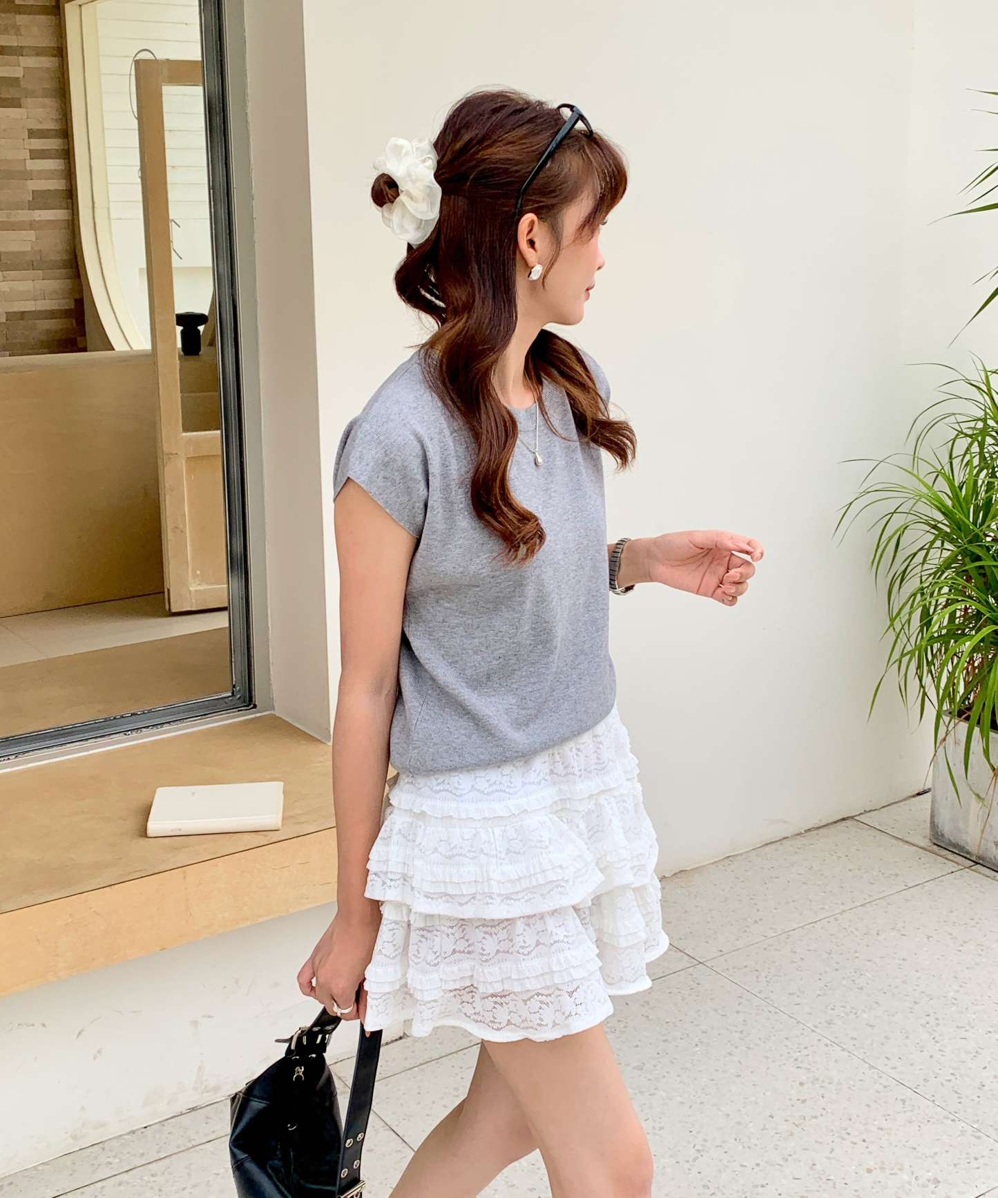 Basic Crew Neck Knit Top基础款圆领针织上衣*7 Colors