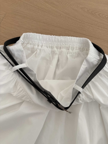 复古小众设计高腰大摆A字伞裙半身裙*6 Colors 配腰带~