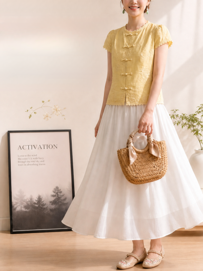 VELVÉ Magnolia Oriental Set 玉兰轻舞新中式套装*3 Colors