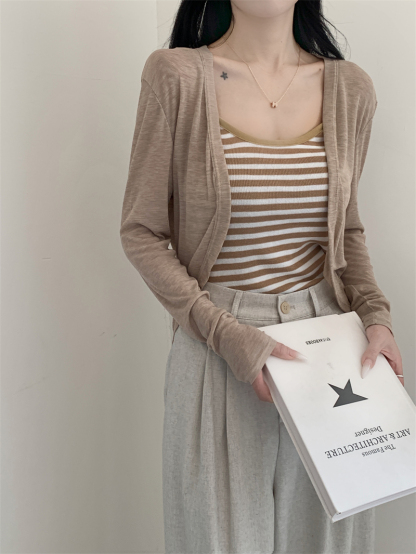 Grace Thin Knit Cardigan 薄款防晒开衫*5Colors