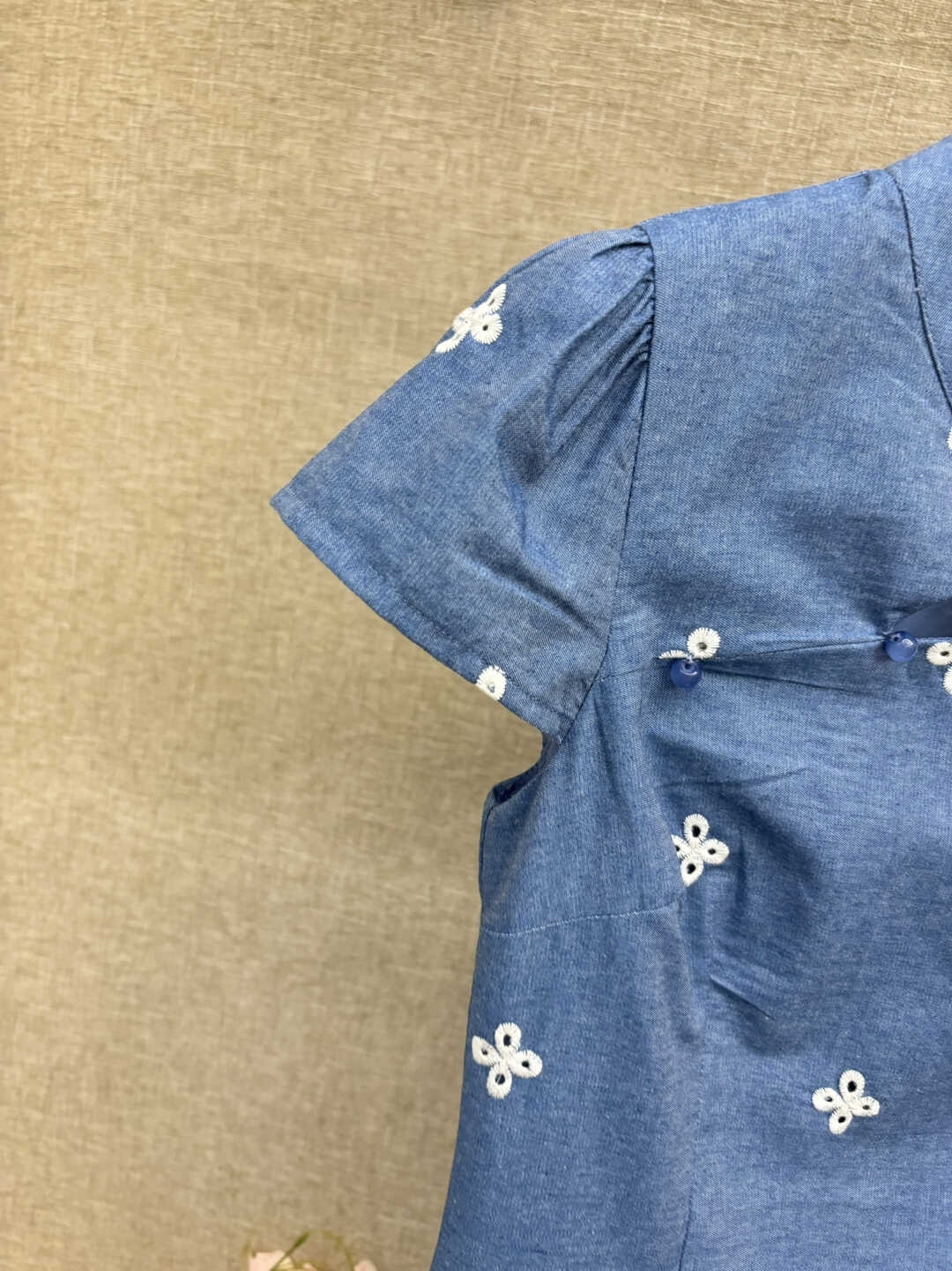 New Chinese Style Embroidered Improved Cheongsam Dress