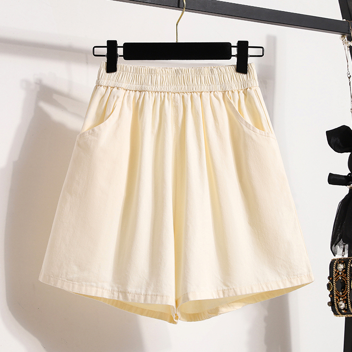 Casual Wide-Leg Shorts 百搭休闲阔腿短裤*4Colors~ 腰围是松紧带