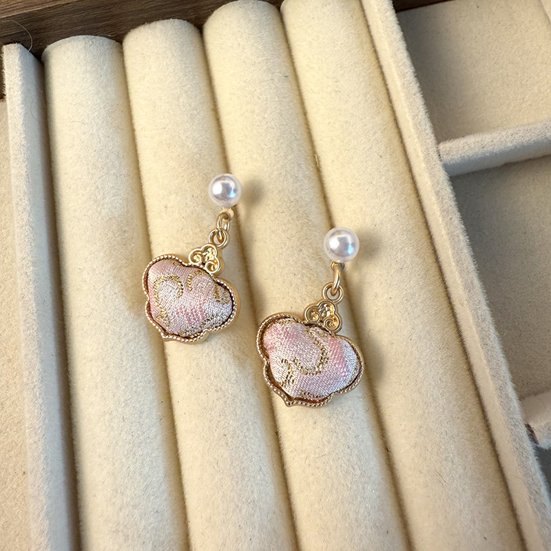Song Brocade Statement Earrings 宋锦造型耳环* 9 Design