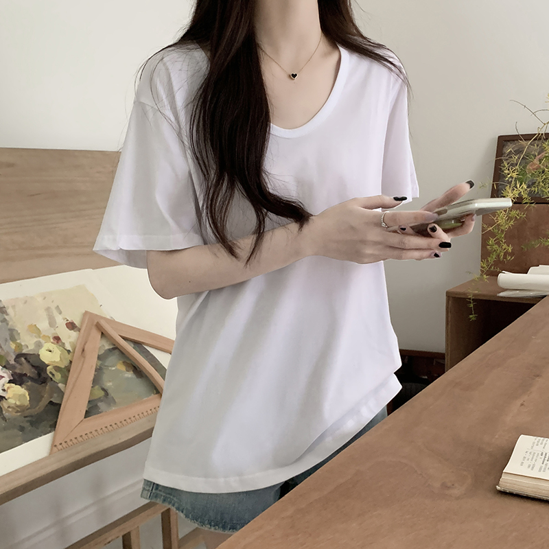 Casual U-Neck Tee U领宽松t恤*2 Colors