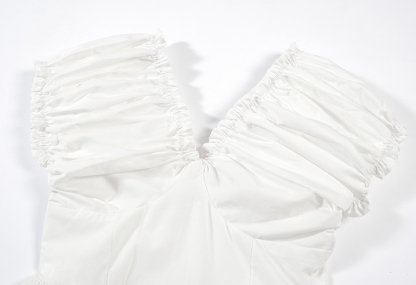 法式收腰连衣裙 French-style waist-cinching dress for women