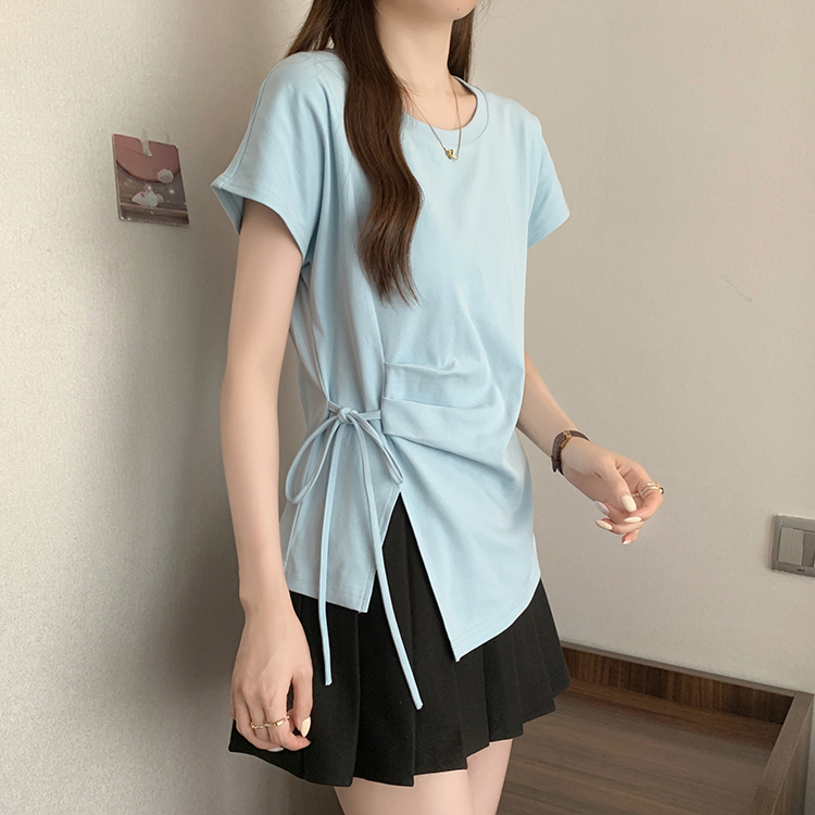 蝴蝶结短袖T恤*4 Colors