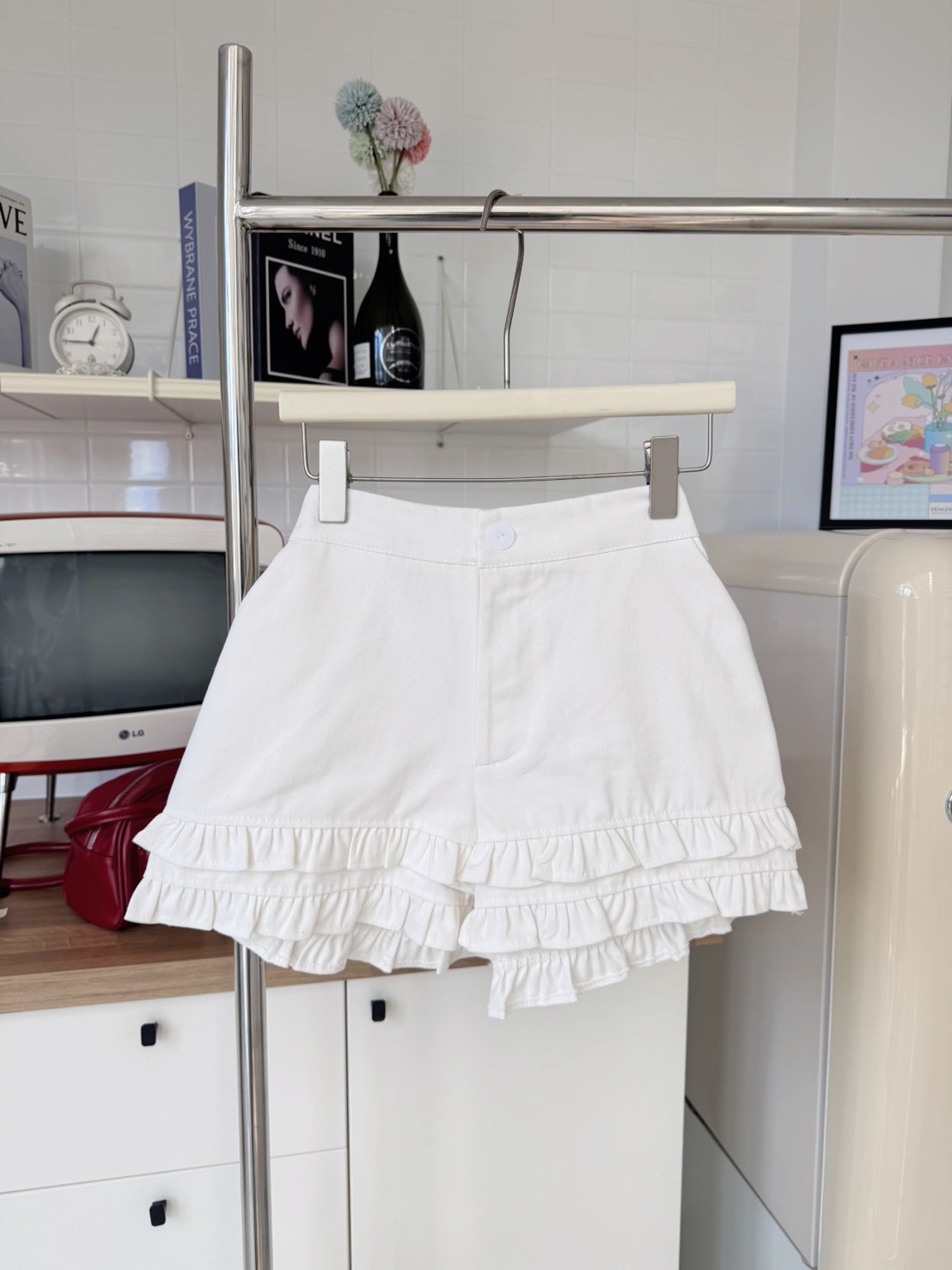 RINA Layered Ruffle Shorts 双层荷叶边短裤*4 Colors
