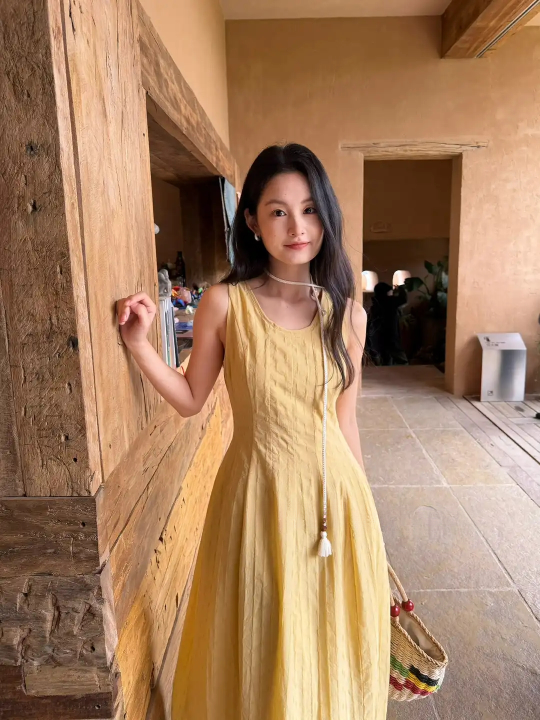 LUMEA Textured Midi Dress 简约肌理背心连身裙* 6 Colors