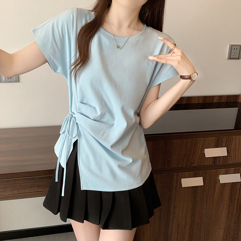 蝴蝶结短袖T恤*4 Colors