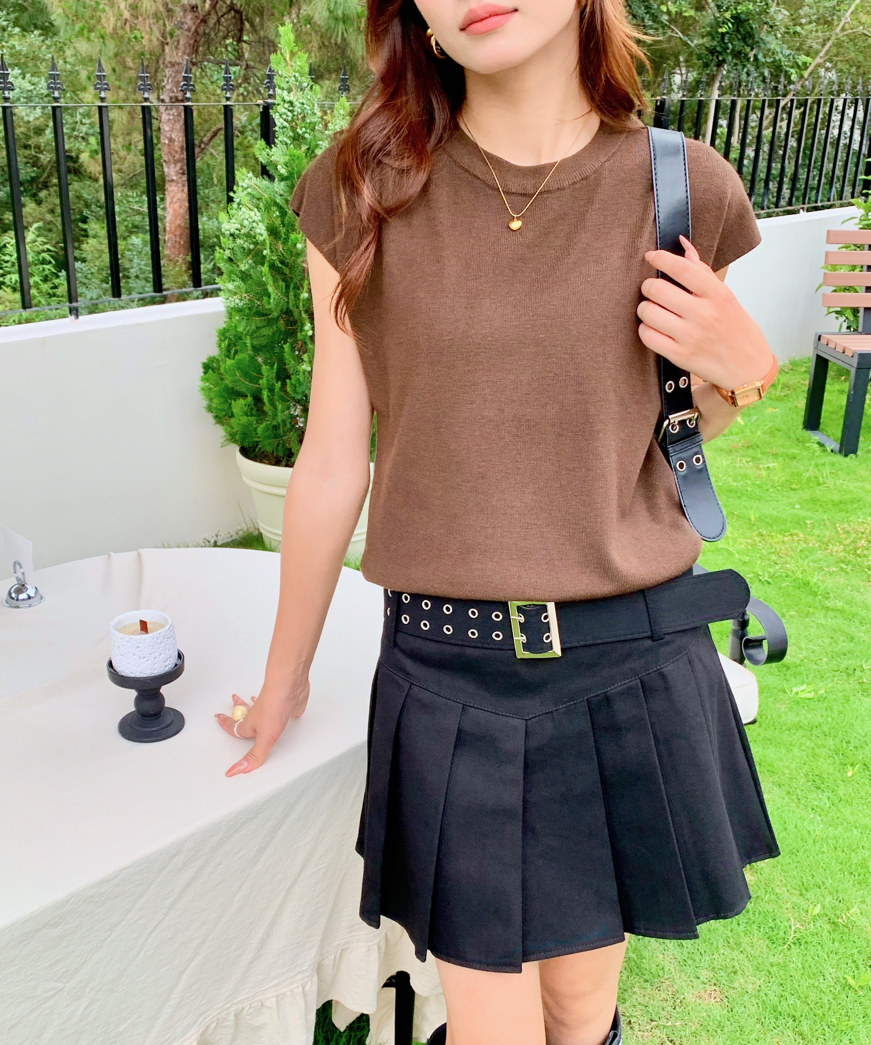 Basic Crew Neck Knit Top基础款圆领针织上衣*7 Colors