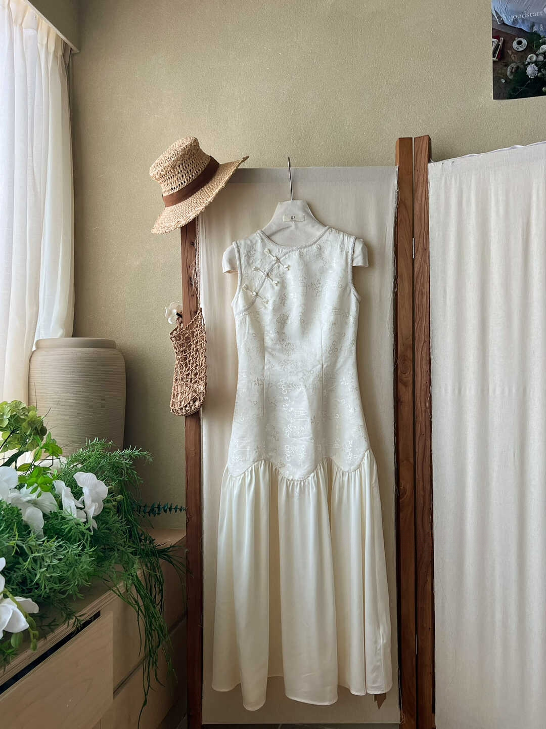 Qingelle New Chinese Elegant Panel Dress 名门大小姐 ✦绝美！ 新中式拼接设计连身裙*2 Colors