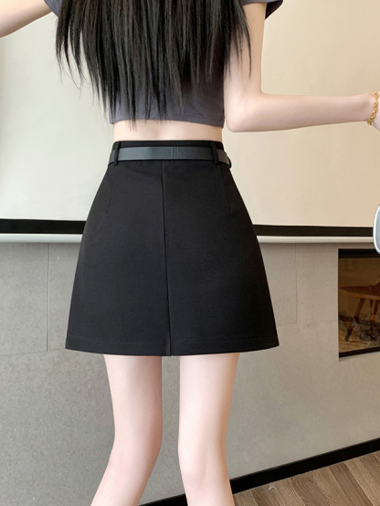 Classic A-Line Suit Skirt 百搭A字西装短裙*2Colors