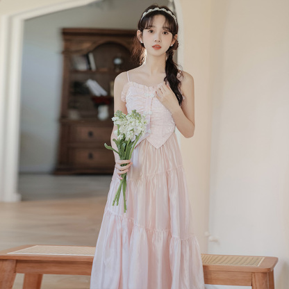 Rose Sweet Fairy Long Dress 蔷薇甜美仙气长裙