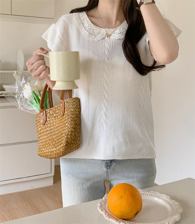 Sweet Knit T-Shirt 甜美针织T恤*4 Colors