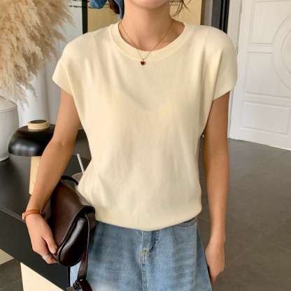 Basic Crew Neck Knit Top基础款圆领针织上衣*7 Colors