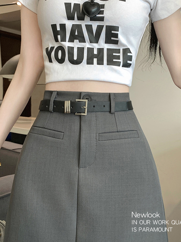 Classic A-Line Suit Skirt 百搭A字西装短裙*2Colors