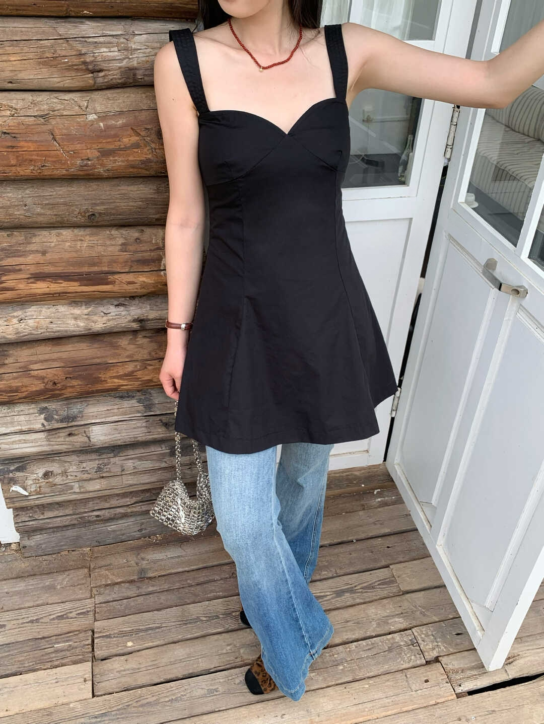 Minimalist Waist-Cinching Strap Jumpsuit 极简收腰吊带连身裙*2Colors