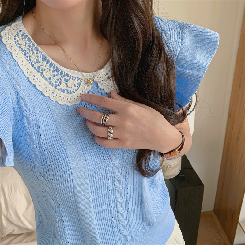 Sweet Knit T-Shirt 甜美针织T恤*4 Colors