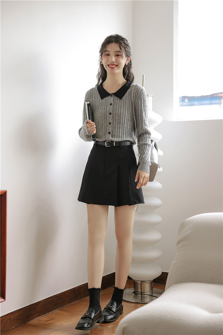 Eliza A-Line Pleated Skirt 显瘦西装A字百褶半身裙*3 colors